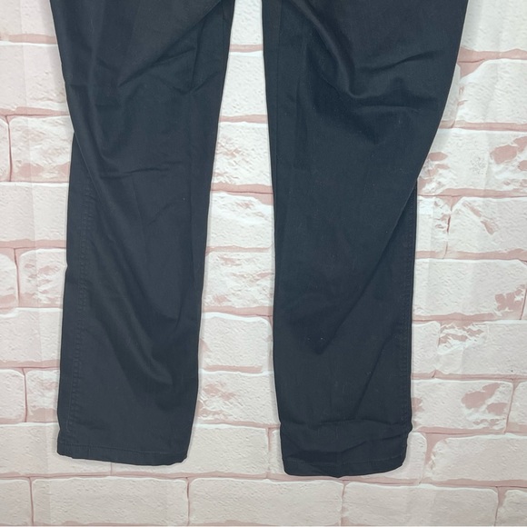 IMAN JEANS WOMENS PLUS 1X BLACK 3 POCKET STRAIGHT LEG GOLD BUTTON CLOSE - Picture 5 of 9